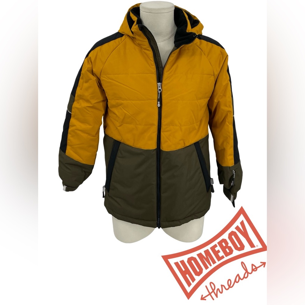 Vetements Mustard and Olive Puffer Jacket